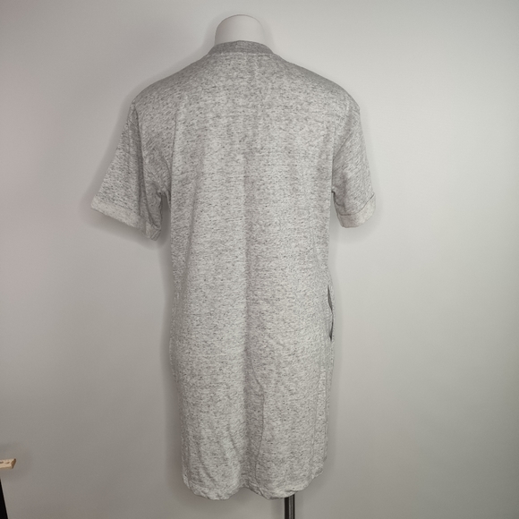 Garage Dress Gray Short Sleeve Size Large Pockets - Picture 2 of 8
